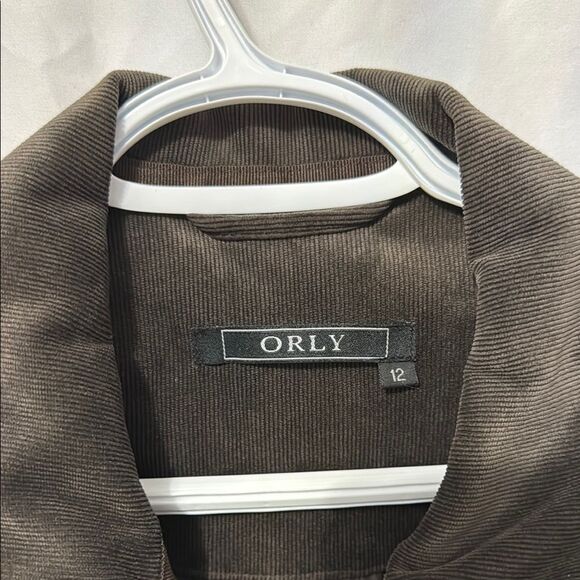 Orly elegant Corduroy Brown Jacket Sz 12 - Picture 2 of 5